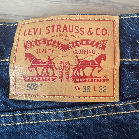 Mens Levi’s Denim Jeans 36x32 - Picture 5 of 7